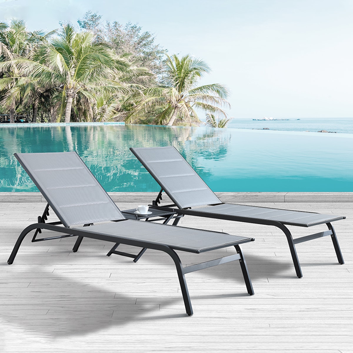 Recliner sun lounger OD666 - Outdoor Furniture Supplier