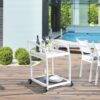 patio serving cart