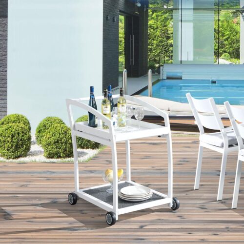 patio serving cart