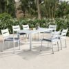 aluminum outdoor dining table