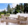wicker sofa outdoor