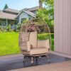 free standing egg chair
