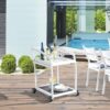 patio serving cart