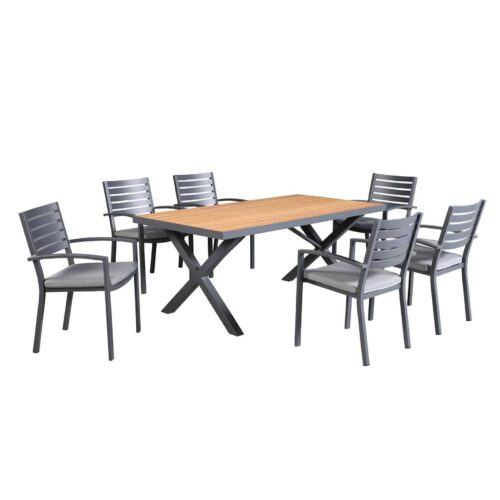rectangular outdoor dining table