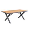 rectangular outdoor dining table
