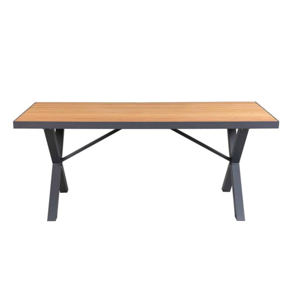 rectangular outdoor dining table