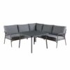 gray outdoor dining table