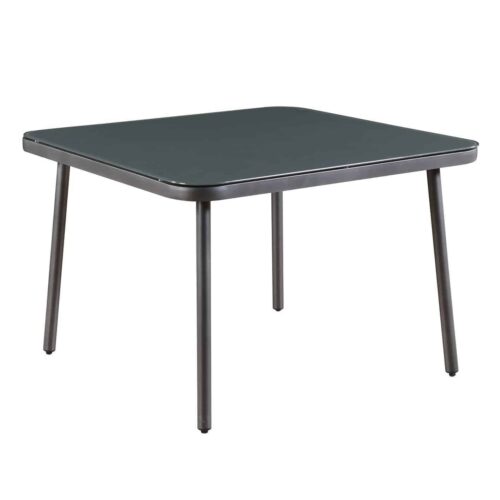 gray outdoor dining table