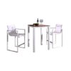 outdoor bar height bistro set