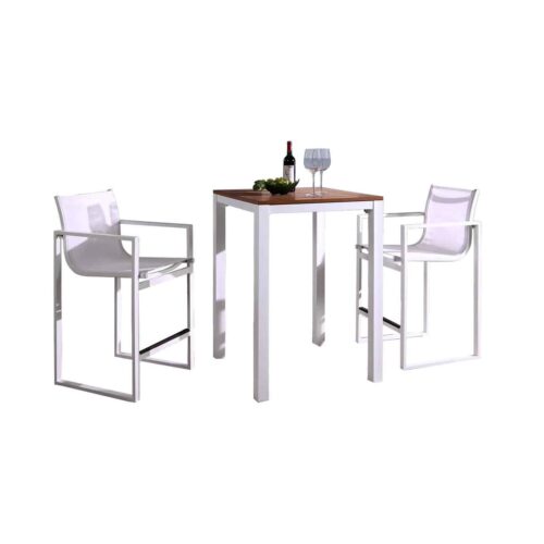 outdoor bar height bistro set