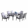 farmhouse outdoor dining table