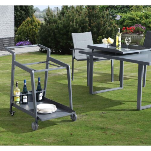rolling serving cart