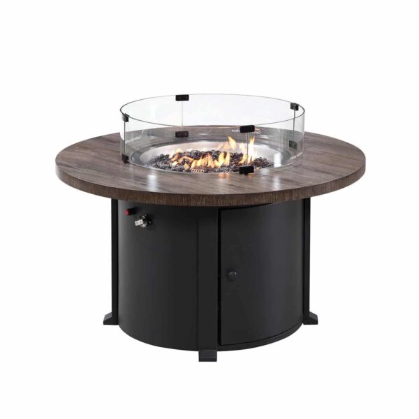 natural gas fire pit table