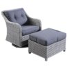 outdoor swivel rocking chair