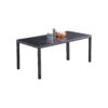 glass outdoor dining table