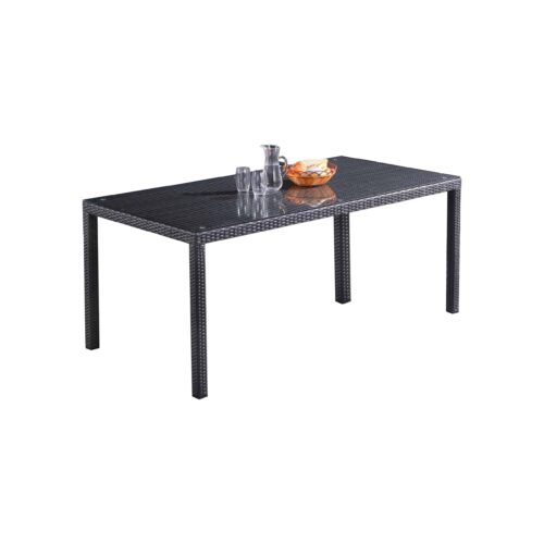 glass outdoor dining table