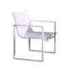 white outdoor dining table