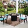 propane round fire pit