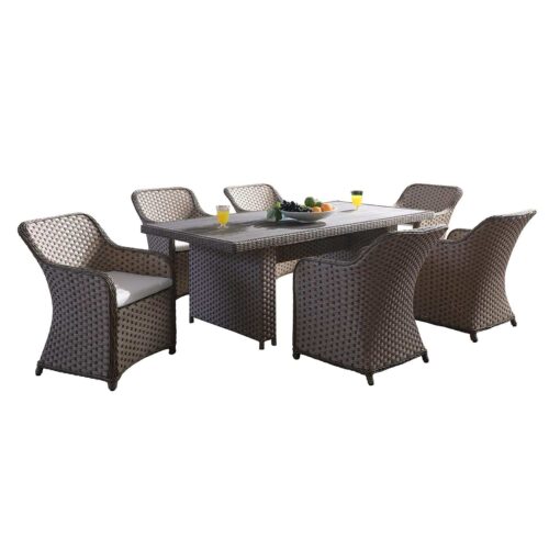 outdoor rectangular dining table
