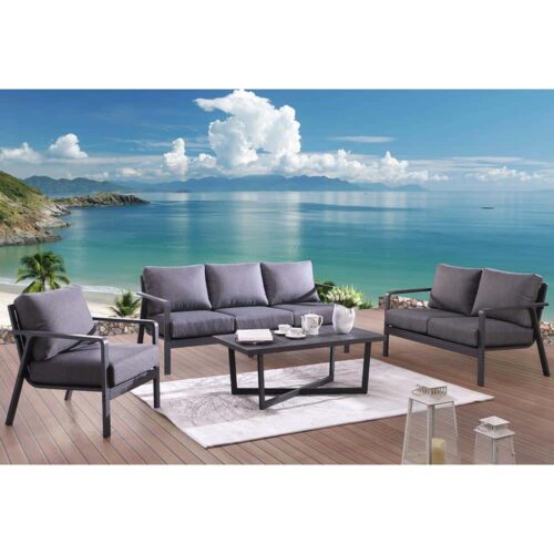 outdoor sofa black