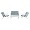 outdoor white sofa