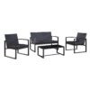 outdoor metal sofa