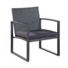 outdoor metal sofa