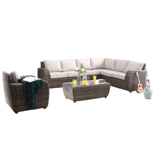 rattan sofa outdoor