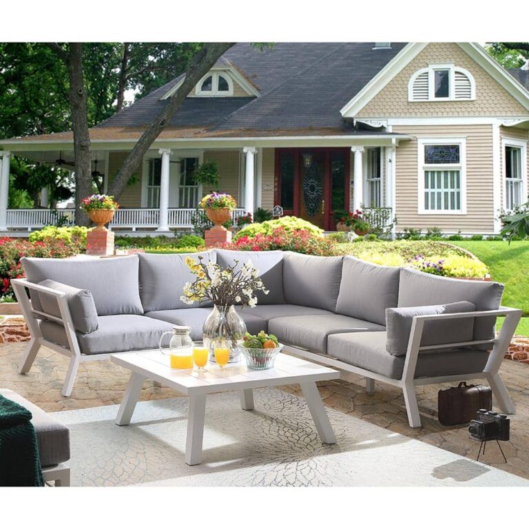 outdoor upholstered sofa