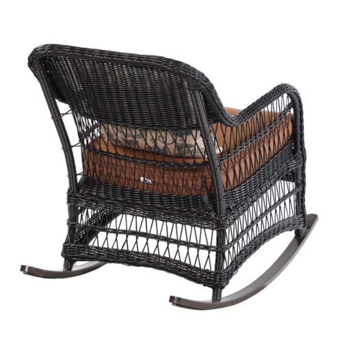 outdoor wicker rocking chair