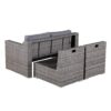 outdoor sofa with ottoman