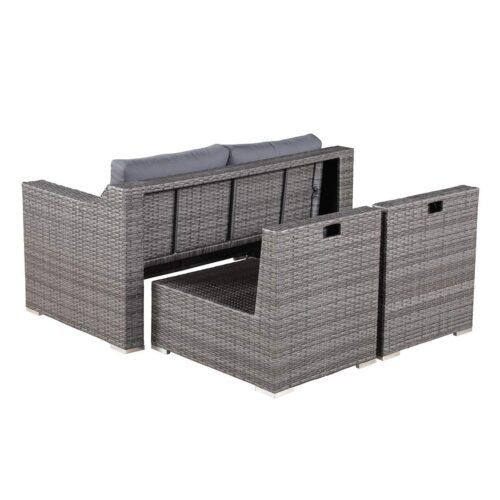 outdoor sofa with ottoman