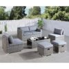 outdoor sofa with ottoman