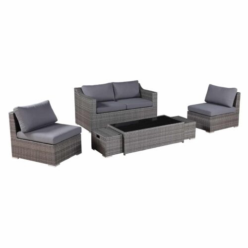 outdoor sofa with ottoman