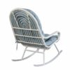 outdoor white rocking chair