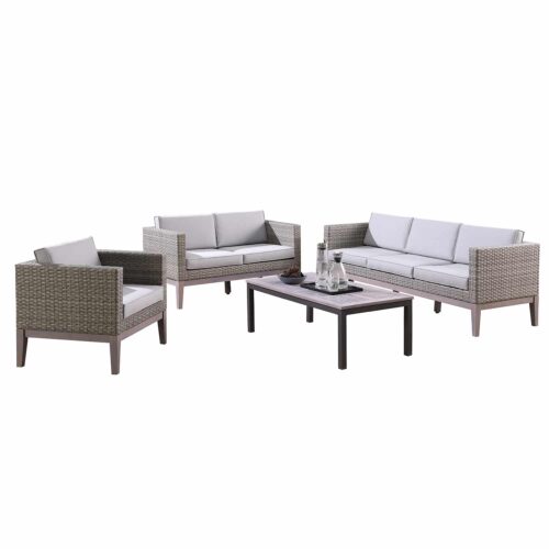outdoor wicker sofa