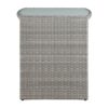 wicker outdoor dining table