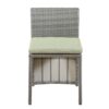 wicker outdoor dining table