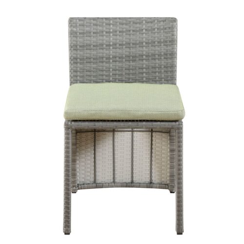 wicker outdoor dining table