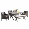 outdoor farmhouse dining table