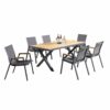 rectangle outdoor dining table