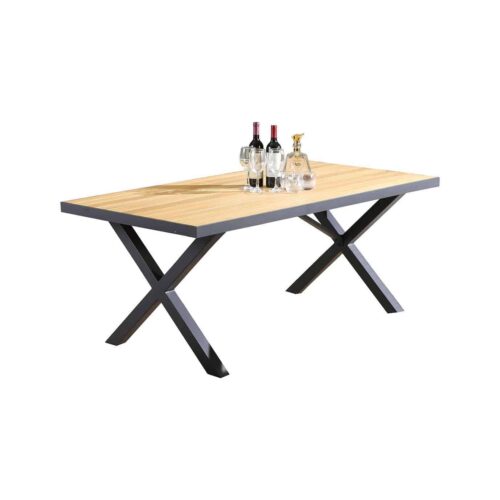 rectangle outdoor dining table