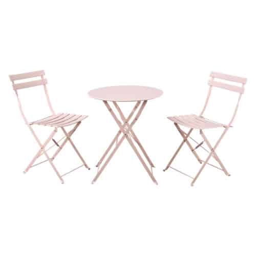 folding bistro set OD889 pink scaled Outdoor Furniture Supplier