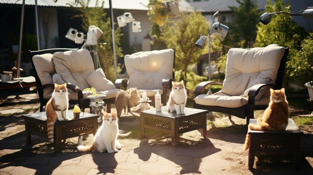 how to keep cats off outdoor furniture