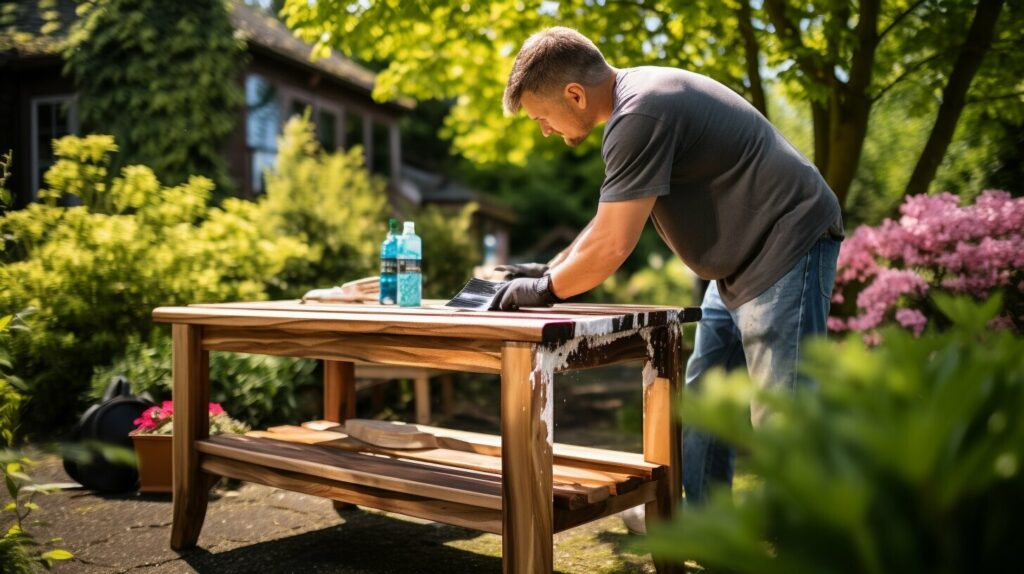 how to seal outdoor wood furniture