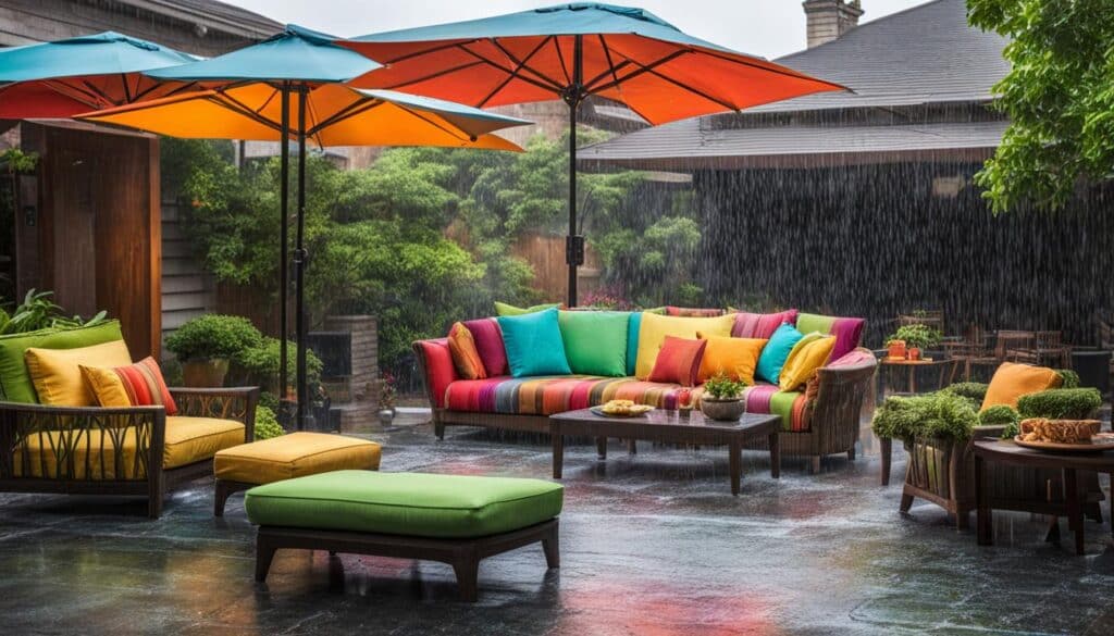how to protect patio furniture from rain