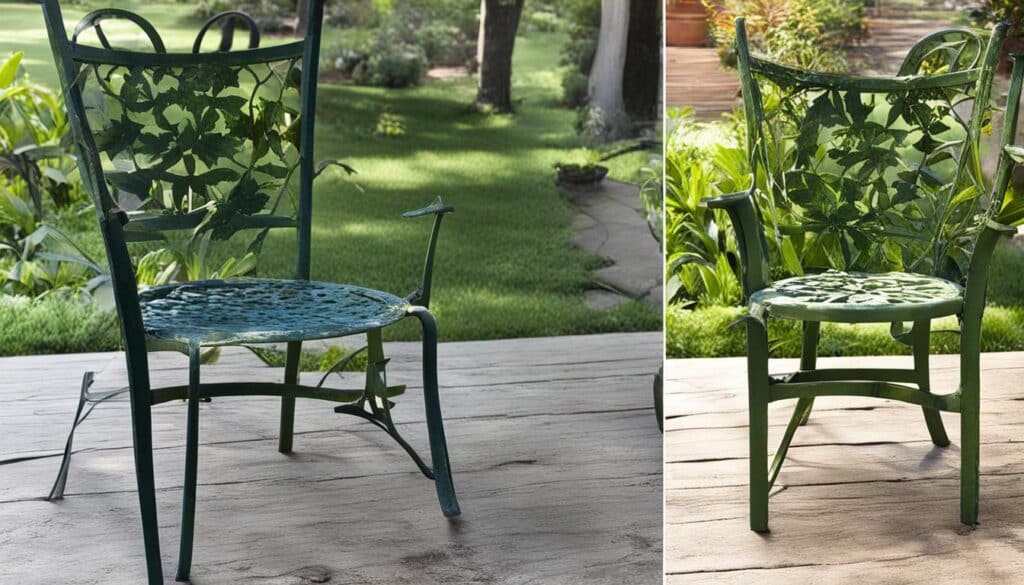 how to restore powder coated patio furniture