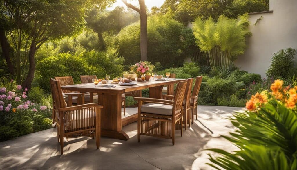 how to protect acacia wood outdoor furniture
