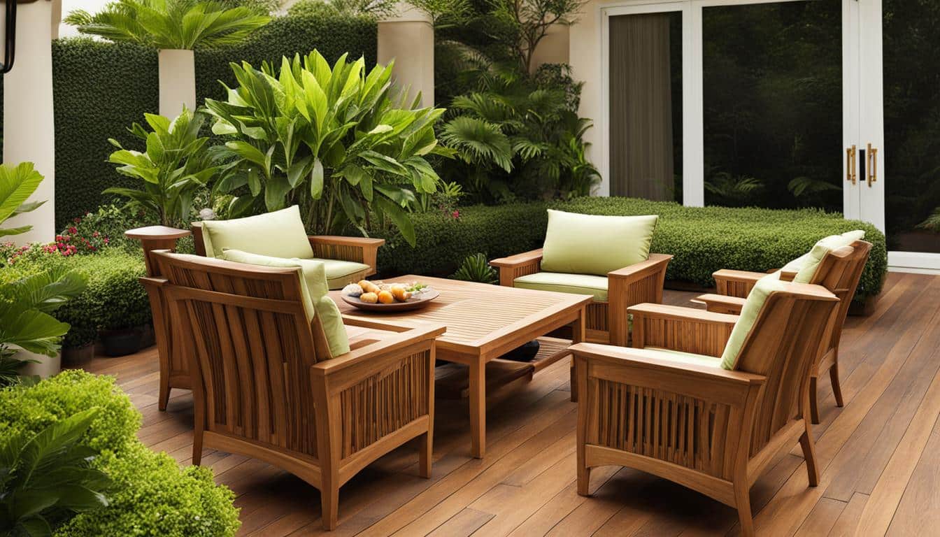 How to Care for Teak Outdoor Furniture?