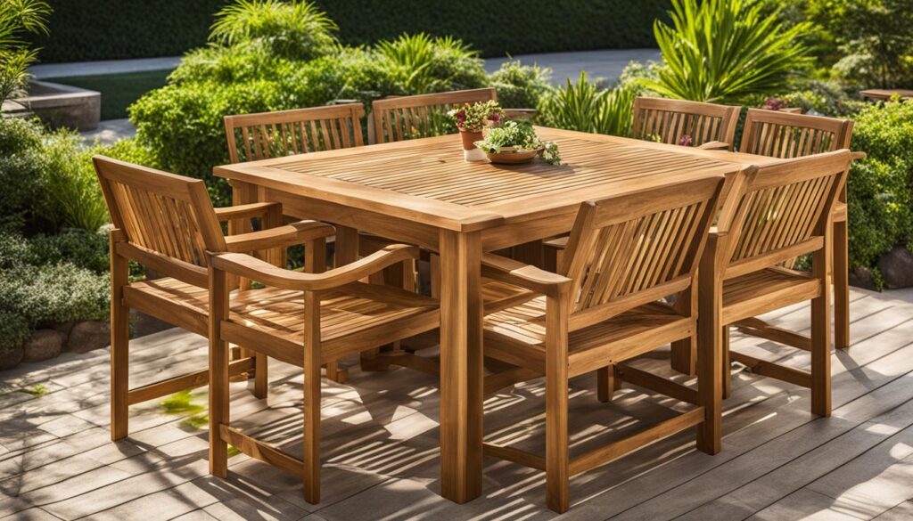 protecting outdoor wood furniture
